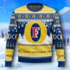 Fosters United Kingdom Beer Ugly Christmas Sweater New Design