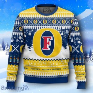 Fosters United Kingdom Beer Ugly Christmas Sweater New Design Product Photo 1