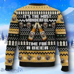 Franziskaner It’s The Most Wonderful Time For A Beer Ugly Christmas Sweater New Design Product Photo 2