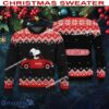 Freightliner Truck Snoopy Driving A Car Christmas 3D Sweater Gift Holidays