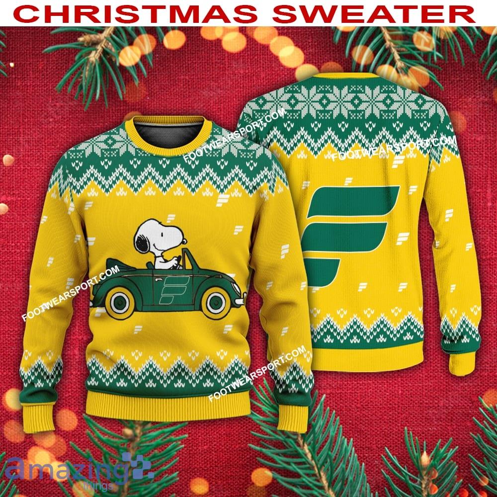 Frontier Airlines Snoopy Driving A Car Christmas Sweater For Men Women image Frontier Airlines Snoopy Driving A Car Christmas Sweater For Men Women - Frontier Airlines Snoopy Driving A Car Christmas Sweater For Men Women
