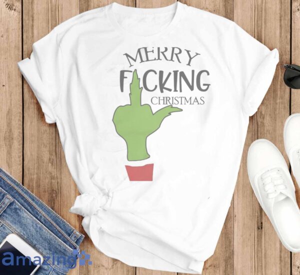 FUCKING CHRISTMAS SWEATSHIRT - Merry Fucking Christmas Unisex Sweatshirt - T-SHIRT FLAT