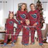Fun Santa Hat Logo Tennessee Titan Christmas Family Pajamas Set For Men Women Kids