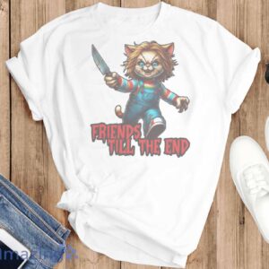 Funny Cat Friends Till the End Relaxed T-Shirt - T-SHIRT FLAT