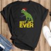 Funny Christmas Dinosaur Shirt, Funny Christmas Gift T Shirt, Dinosaur Santa Holiday Shirt