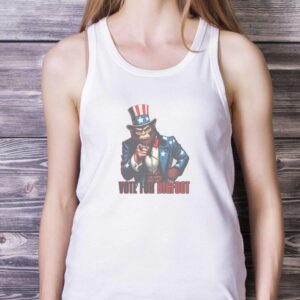 FUNNY ELECTION SHIRT Vote For Bigfoot Shirt, Election Tee Shirt image FUNNY ELECTION SHIRT - Vote For Bigfoot Shirt, Election Tee Shirt - White Ladies Tank Top