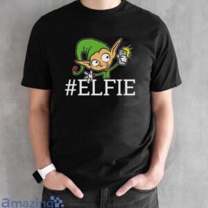 Funny Elf Shirt for Men, Funny Christmas Shirt, Christmas Elf Shirt, Xmas Holiday Shirt - Black Unisex T-Shirt