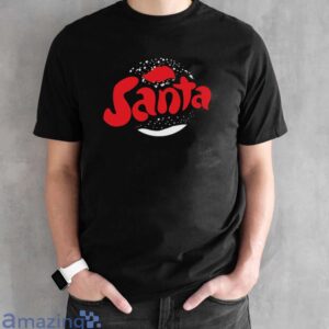 Funny Santa Christmas Shirt for Men, Unique Christmas T Shirt Gift - Black Unisex T-Shirt