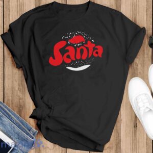 Funny Santa Christmas Shirt for Men, Unique Christmas T Shirt Gift - Black T-Shirt