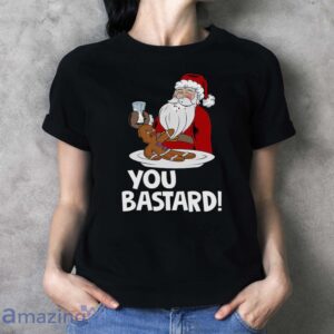 Funny Santa Claus Shirt for Men, Funny Santa Gingerbread Shirt - Ladies T-Shirt