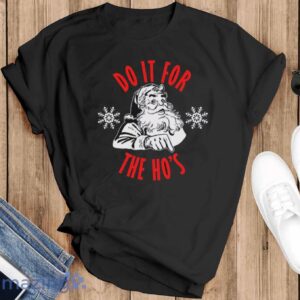 Funny Santa Claus Shirt, Funny Christmas T shirt, Christmas Crew Shirt - Black T-Shirt