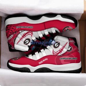 Georgia Bulldogs Air Jordan 11 Sneakers Custom Name Sport Team Shoes For Men And Women Product Photo 2