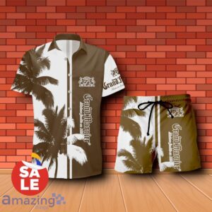 Grand Marnier Palm Tree Combo Hawaiian Shirt & Shorts For Men Women Product Photo 2