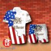 Grand Marnier USA Flag Aloha Summer Beach Combo Hawaiian Shirt & Shorts For Men Women