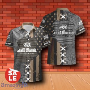 Grand Marnier USA Flag Combo Hawaiian Shirt & Shorts For Men Women Product Photo 2