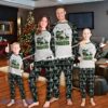 Green Bay Packers Christmas Family Pajamas Set Gift Christmas