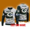 Green Bay Packers NFL Custom Name Christmas Ugly Sweater 3D For Men Women