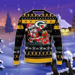Green Bay Packers Santa Claus Ugly Christmas 3D Sweater Impressive Gift Product Photo 2