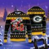 Green Bay Packers Santa Claus Ugly Christmas 3D Sweater Impressive Gift
