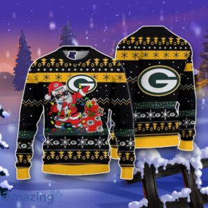 Green Bay Packers Santa Claus Ugly Christmas 3D Sweater Impressive Gift Product Photo 1