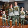 Green Bay Packers Transfer Ugly Christmas Family Pajamas Set For Adult