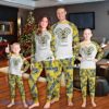 Green Bay Packers Xmas Pajamas Set Family For Men Women Kid