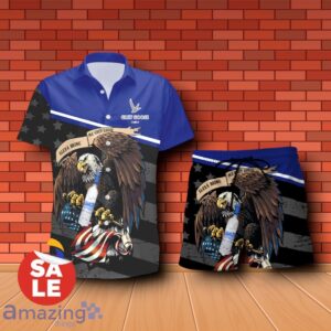 Grey Goose Vodka Eagle American Flag Combo Hawaiian Shirt & Shorts For Men Women Product Photo 2