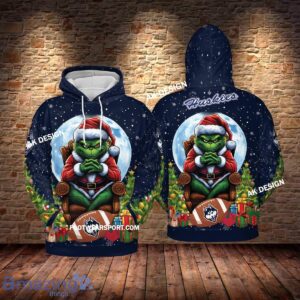 Grinch Christmas Connecticut Huskies Hoodie AOP, Tshirt, 3D Sweater - Grinch Christmas Connecticut HuskiesHoodie AOP, Tshirt, 3D Sweater AOP Photo 1