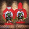 Grinch Christmas Cornell Big Red Hoodie AOP, Tshirt, 3D Sweater
