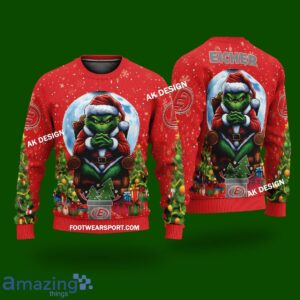 Grinch Christmas Eicher Tractor Logo 3D Hoodie, 3D TShirt, 3D Sweater Gift Holidays - Eicher Tractor King Grinch Christams 3D Sweater Photo 3