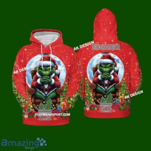Grinch Christmas Eicher Tractor Logo 3D Hoodie, 3D TShirt, 3D Sweater Gift Holidays - Eicher Tractor King Grinch Christams 3D Hoodie Photo 1