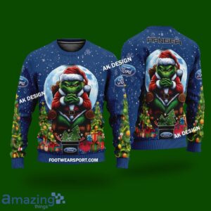 Grinch Christmas Ford Ranger Car Racing Logo 3D Hoodie, 3D TShirt, Ugly Sweater Gift Christmas - Ford Ranger Car Racing King Grinch Christams 3D Sweater Photo 3