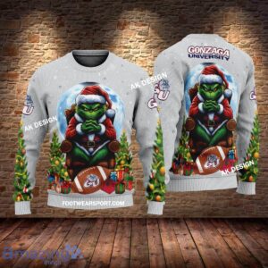 Grinch Christmas Gonzaga Bulldogs Hoodie AOP, Tshirt, 3D Sweater - Grinch Christmas Gonzaga BulldogsHoodie AOP, Tshirt, 3D Sweater AOP Photo 3