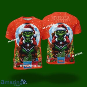 Grinch Christmas Hobby Lobby Logo 3D Hoodie, 3D TShirt, 3D Sweater Gift Christmas - Hobby Lobby King Grinch Christams 3D Shirt Photo 2