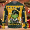 Grinch Dring Cute Green Bay Packers Knitted Christmas Sweater Gift For Men Women