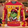 Grinch Dring Style Kansas City Chiefs Ugly Christmas Sweater Holidays Gift