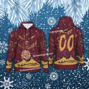 Grinch Face 1800 Tequila Wine Christmas 3D Hoodie AOP Sweater Gift Holidays Custom Number And Name - 1800 Tequila Wine Christmas 3D Hoodie For Men Women