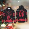 Grinch Face 1D One Direction Band Christmas 3D Hoodie AOP Sweater For Men, Women Custom Number And Name
