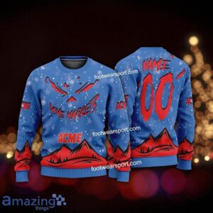 Grinch Face Acme Markets Christmas 3D Hoodie AOP Sweater For Men, Women Custom Number And Name - Acme Markets Christmas 3D Sweater For Men Women