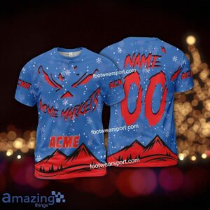 Grinch Face Acme Markets Christmas 3D Hoodie AOP Sweater For Men, Women Custom Number And Name - Acme Markets Christmas 3D T-Shirt For Men Women