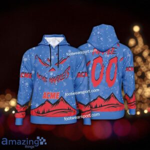 Grinch Face Acme Markets Christmas 3D Hoodie AOP Sweater For Men, Women Custom Number And Name - Acme Markets Christmas 3D Hoodie For Men Women