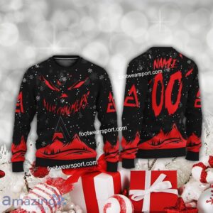 Grinch Face Allis Chalmers Tractor Christmas 3D Hoodie AOP Sweater For Fans Custom Number And Name - Allis Chalmers Tractor Christmas 3D Sweater For Men Women