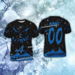 Grinch Face Alpine Car Racing Christmas 3D Hoodie AOP Sweater For Fans Custom Number And Name - Alpine Car Racing Christmas 3D T-Shirt For Men Women