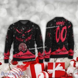 Grinch Face Apothic Wines Red Christmas 3D Hoodie AOP Sweater For Fans Custom Number And Name - Apothic Wines Red Christmas 3D Sweater For Men Women