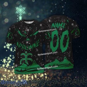 Grinch Face Arbonne Christmas 3D Hoodie AOP Sweater For Men, Women Custom Number And Name - Arbonne Christmas 3D T-Shirt For Men Women