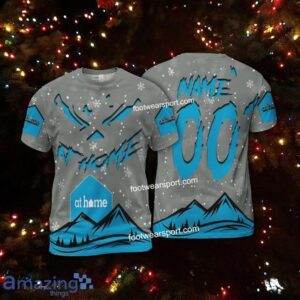 Grinch Face At Home Christmas 3D Hoodie AOP Sweater For Adult Custom Number And Name - At Home Christmas 3D T-Shirt For Men Women