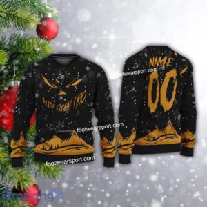 Grinch Face Audi Quattro Car Racing Christmas 3D Hoodie AOP Sweater For Fans Custom Number And Name - Audi Quattro Car Racing Christmas 3D Sweater For Men Women