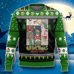 Grinch Grinchmas The Eras Tour Ugly Christmas 3D Sweater Impressive Gift Product Photo 1