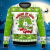 Grinch Rolling Up Ugly 3D Sweater Impressive Gift