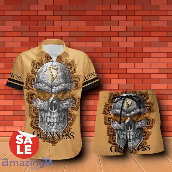 Guinness Sukull Rose 3D Hawaiian Shirt & Shorts For Men Women Product Photo 1